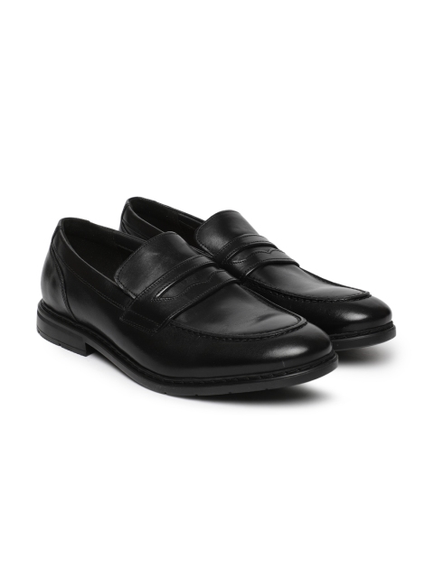 

Clarks Men Black Formal Leather Slip-on Shoes