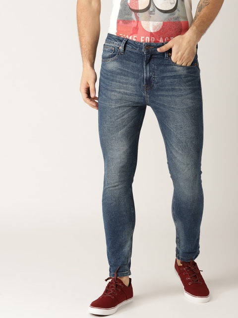 

United Colors of Benetton Men Blue Regular Fit Low-Rise Clean Look Stretchable Jeans