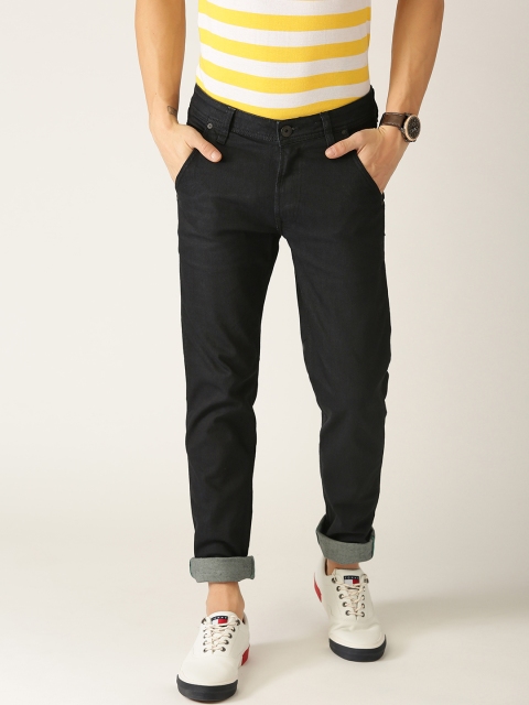 

United Colors of Benetton Men Navy Blue Slim Tapered Fit Mid-Rise Clean Look Jeans