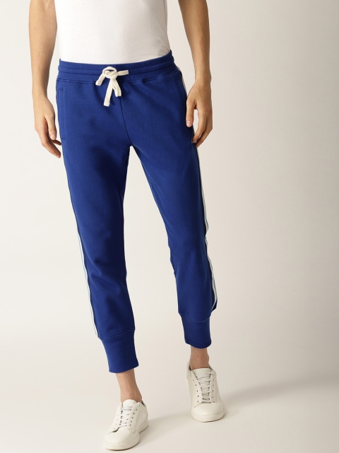 

United Colors of Benetton Men Blue Solid Joggers