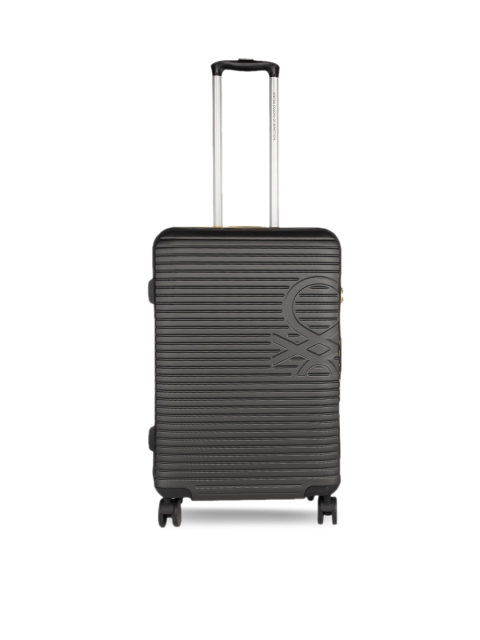 

United Colors of Benetton Unisex Grey Medium Trolley Bag