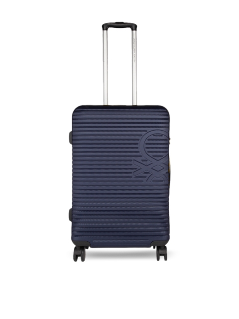 

United Colors of Benetton Unisex Blue Large Trolley Suitcase
