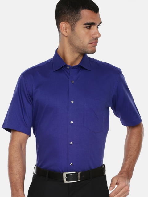 

Van Heusen Men Blue Custom Slim Fit Formal Shirt