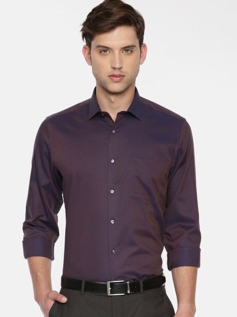 

Van Heusen Men Purple Custom Slim Fit Formal Shirt