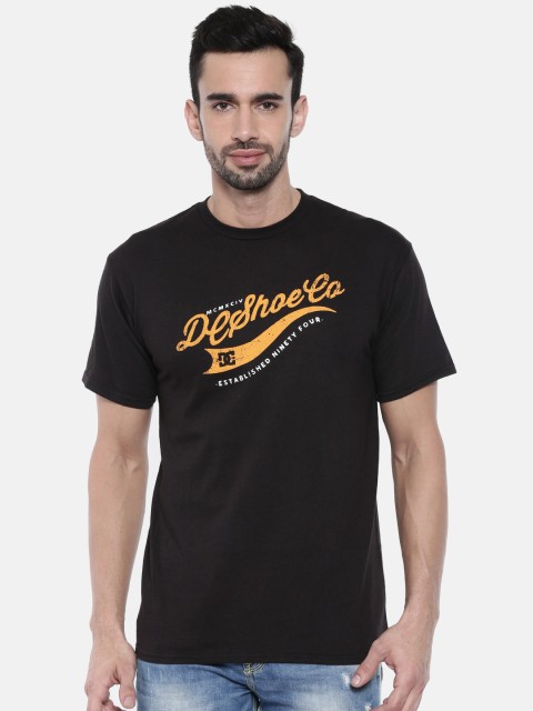 

DC Men Black Printed T-shirt
