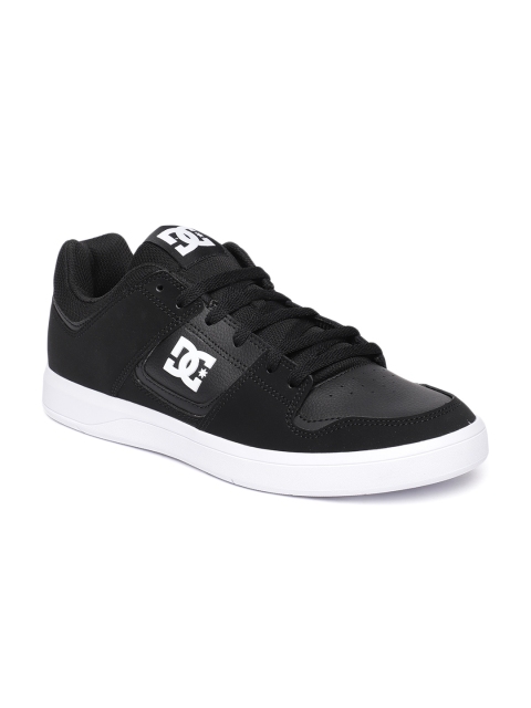 

DC Men Black CURE M Leather Sneakers