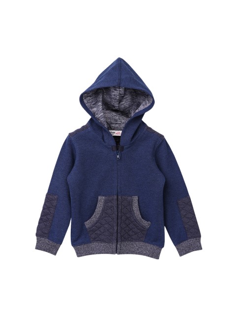 

Beebay Boys Navy Blue Hooded Sweatshirt