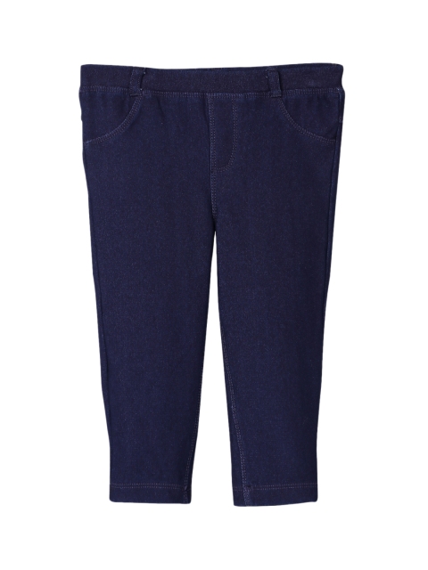 

Beebay Girls Navy Blue Solid Ankle-Length Jeggings
