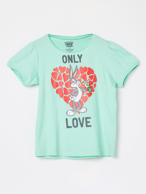 

Fame Forever by Lifestyle Girls Green Printed Top