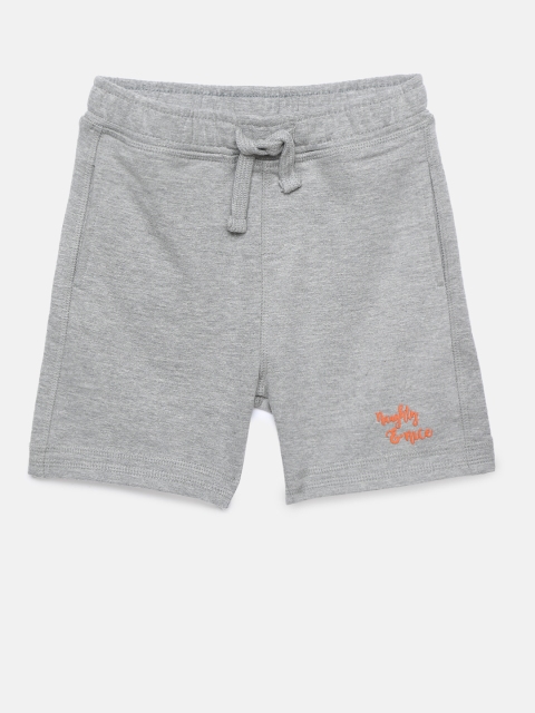 

Juniors by Lifestyle Boys Grey Solid Regular Shorts