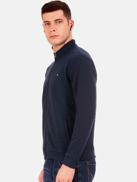 

Arrow Sport Men Navy Blue Self Design Sweatshirt