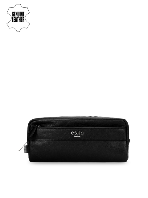 

Eske Men Black Genuine Leather Travel Pouch