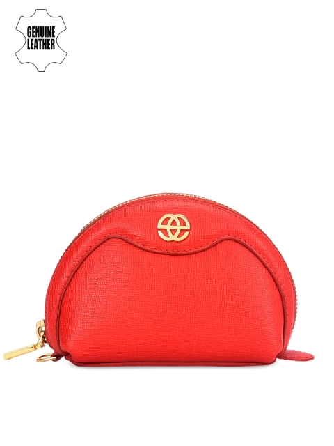 

Eske Women Red Leather Travel Pouch