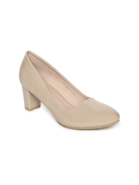 

Addons Women Beige Solid Pumps