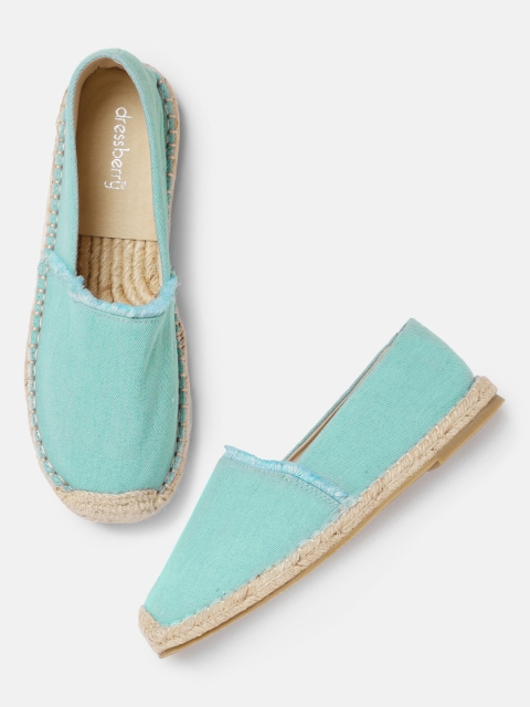 

DressBerry Women Sea Green Espadrilles