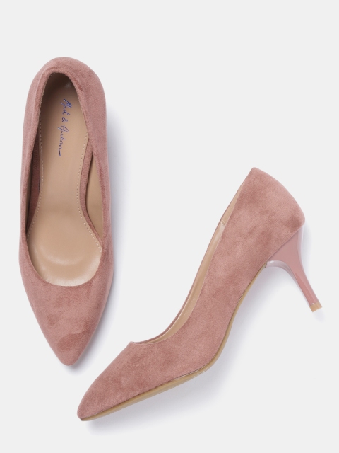 

Mast & Harbour Women Pink Solid Pumps
