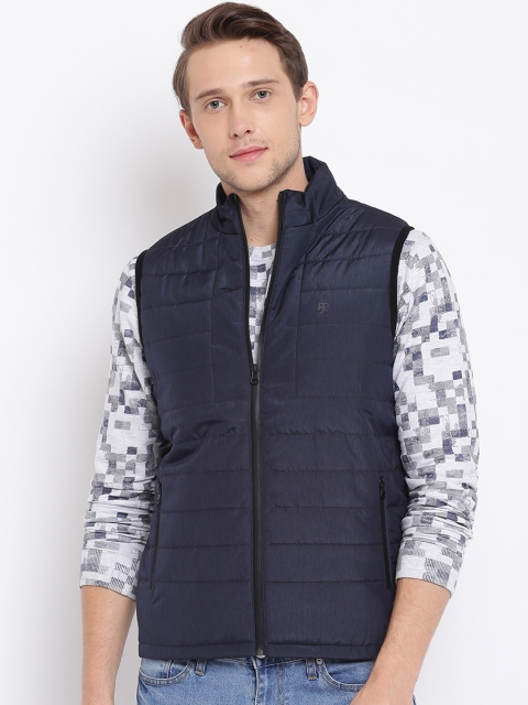 

Pepe Jeans Men Navy Blue Solid Padded Jacket