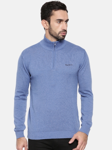

Pepe Jeans Men Blue Solid Pullover