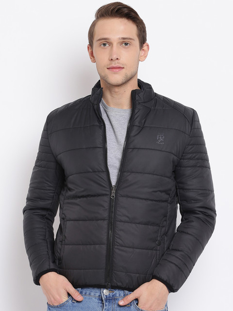 

Pepe Jeans Men Black Solid Padded Jacket