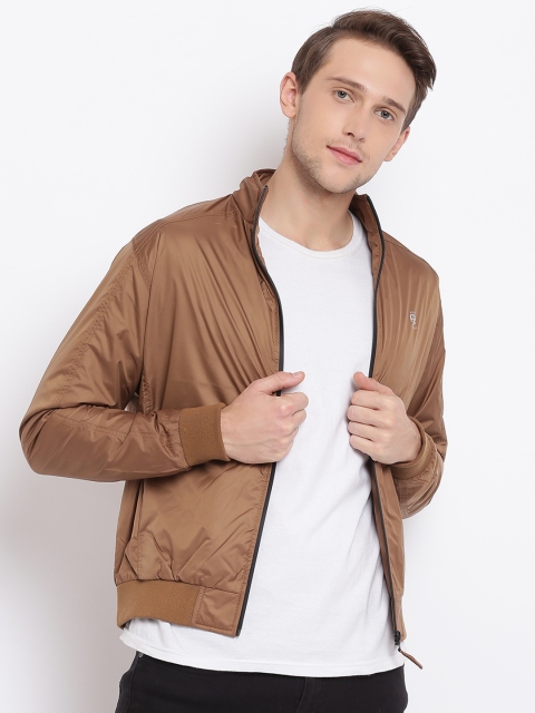 

Pepe Jeans Men Brown Solid Bomber Jacket