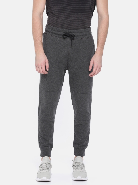 

Pepe Jeans Men Grey Slim Fit Solid Joggers, Charcoal