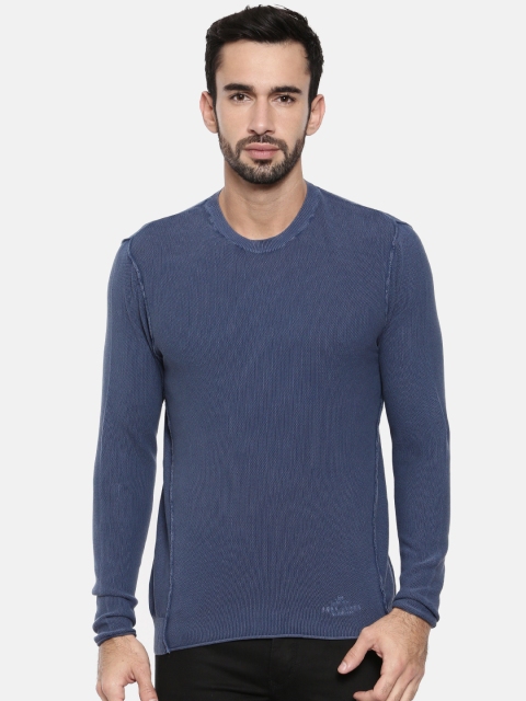 

Pepe Jeans Men Blue Solid Pullover