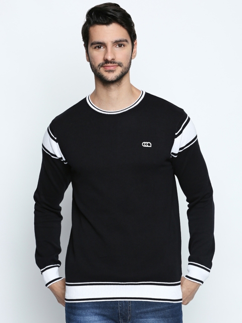 

Ajile by Pantaloons Men Black Solid Pullover