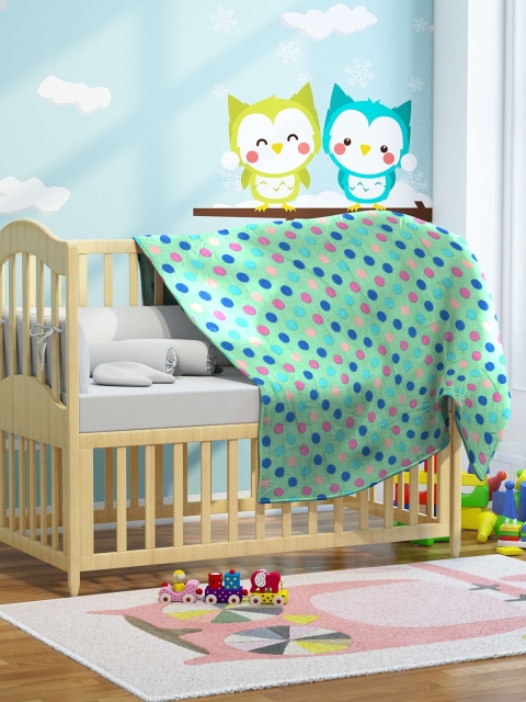 

THE BABY ATELIER Green Solid AC Room 350 GSM Single Bed Blanket