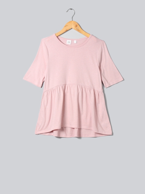 

GAP Girls Peplum T-shirt, Pink