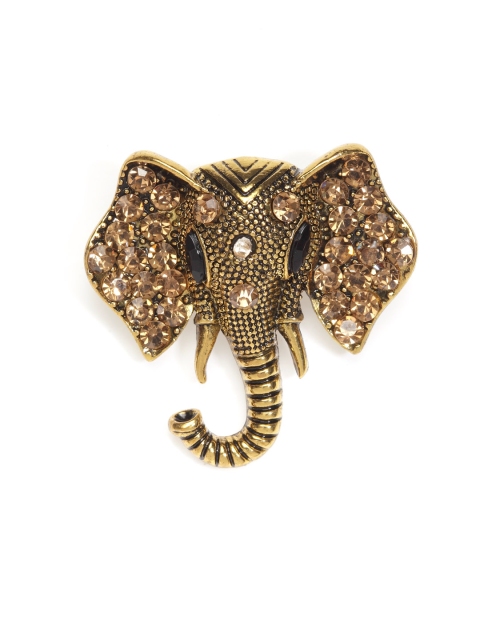 

Alvaro Castagnino Men Gold-Toned Brooch