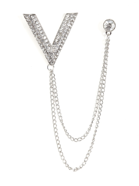 

Alvaro Castagnino Men Silver-Toned Brooch