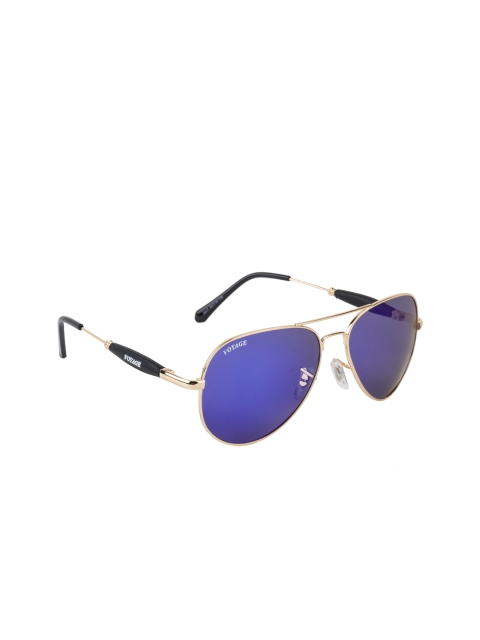 

Voyage Unisex Aviator Sunglasses 3517MG2624, Blue