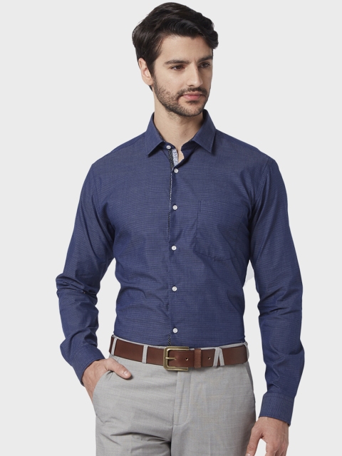 

Park Avenue Men Blue Slim Fit Pure Cotton Formal Shirt