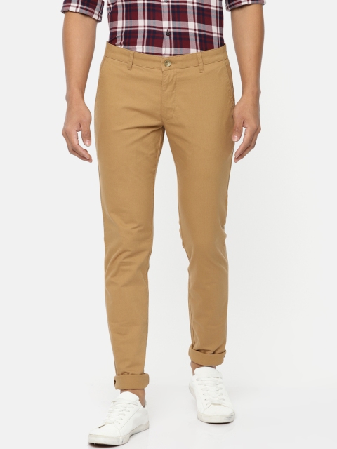

Parx Men Khaki Super Slim Fit Solid Chinos