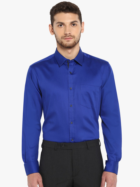 

Park Avenue Men Blue Slim Fit Solid Formal Shirt