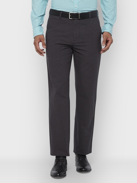 

ColorPlus Men Black Slim Fit Solid Formal Trousers