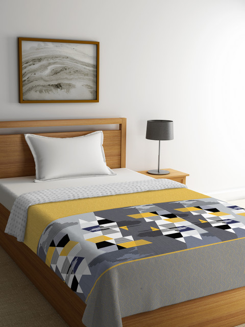 

Portico New York Multicoloured Abstract AC Room 120 GSM Cadence Single Bed Comforter, Multi