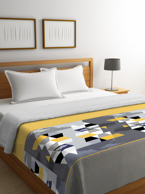 

Portico New York Multicoloured Geometric 120 GSM Double Bed Comforter, Multi