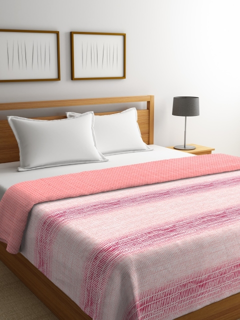 

Portico New York Pink Abstract AC Room 120 GSM Cadence Double Bed Comforter