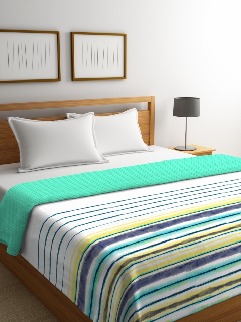 

Portico New York Multicoloured Striped 120 GSM Double Bed Comforter, Multi