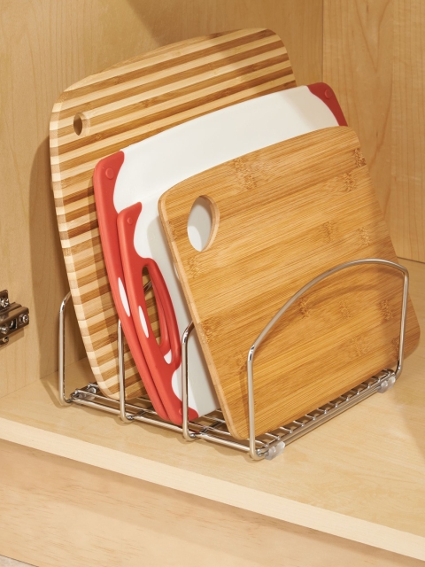 

INTERDESIGN Steel-Coloured Plate Organiser