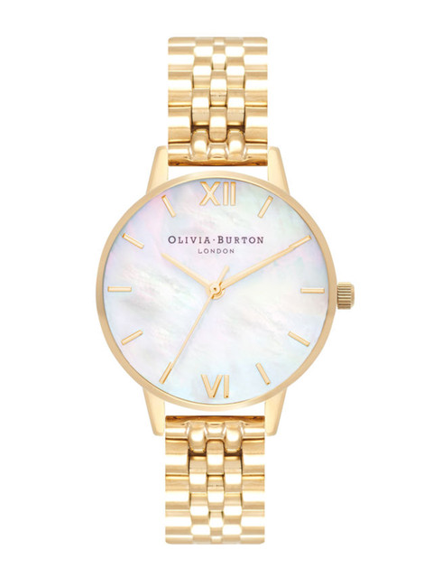 

OLIVIA BURTON LONDON Women White Analogue Watch OB16MOP01W