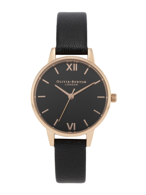 

OLIVIA BURTON LONDON Women Black Analogue Watch OB16MD83W