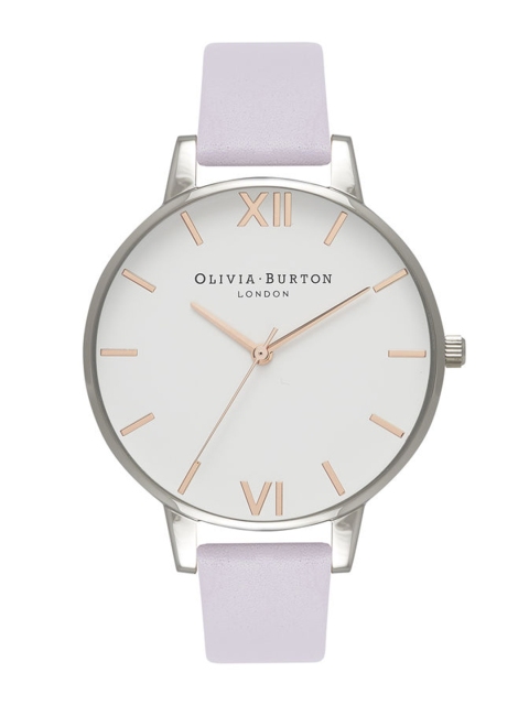 

OLIVIA BURTON LONDON Women White Analogue Leather Watch OB16BDW37W