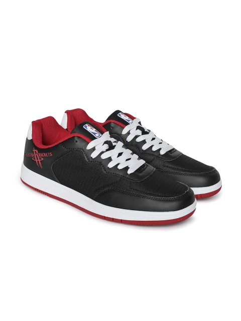 

NBA Men Black Houston Rockets Sneakers