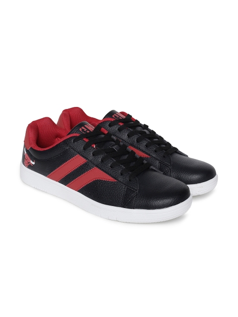 

NBA Men Black & Red Chicago Bulls Sneakers