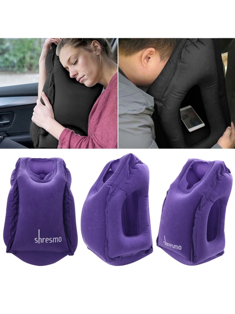 

Shresmo Unisex Purple Travel Neck Pillow