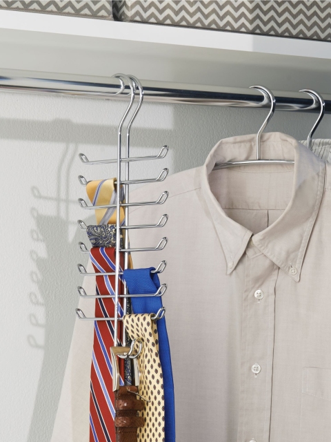 

InterDesign Classico Vertical Closet Organizer, Steel