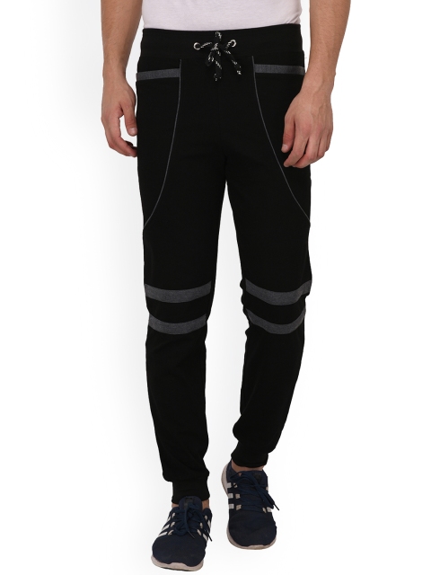 

Oneliner Men Black Slim Fit Solid Joggers