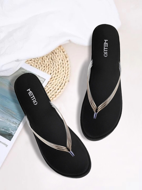 

Metro Women Silver-Toned Solid Heels